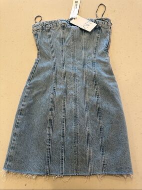 NWT Zara Jean Mini Dress Small